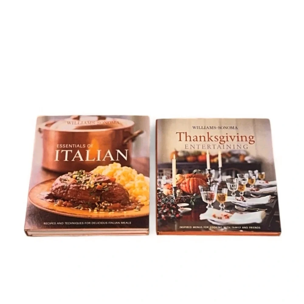 Bundle of 2 Williams‎ & Sonoma Kitchen Cook Books Decorative Coffee Table Books